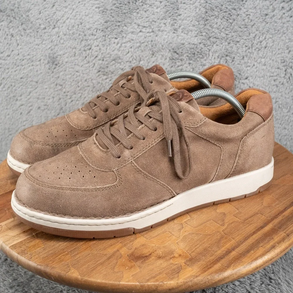 Born Men's Captain Brown Sneaker Lace‎ Up Tie Shoes BM0018955 Size 10.5 M